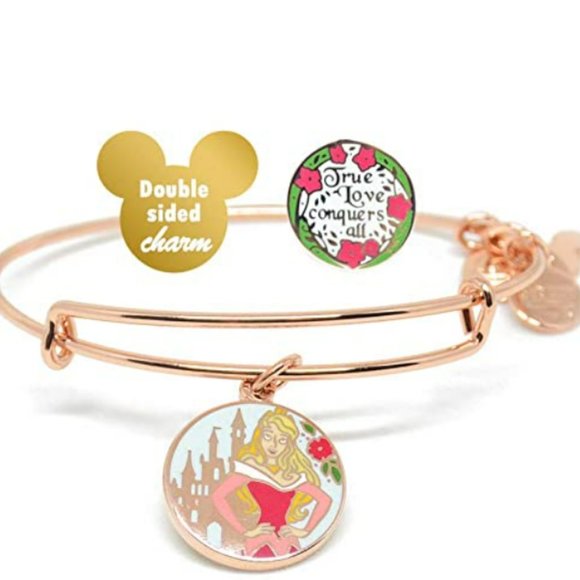 Alex and Ani Jewelry - ALEX and ANI Disney Parks Princess Aurora True Love Conquers All Charm Bracelet